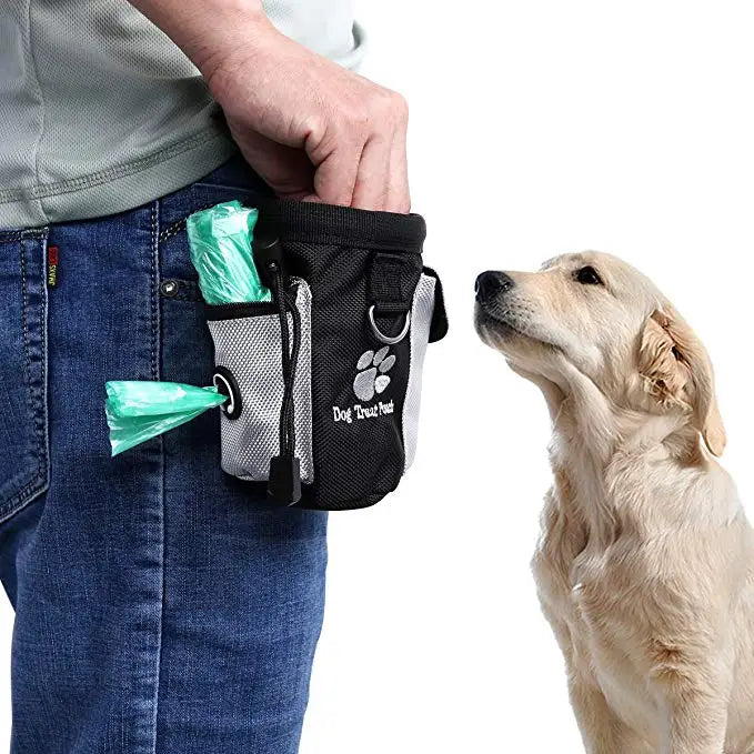 Moushou Pets & Co.ᵀᴹ Dog Treat Pouch Drawstring Carries
