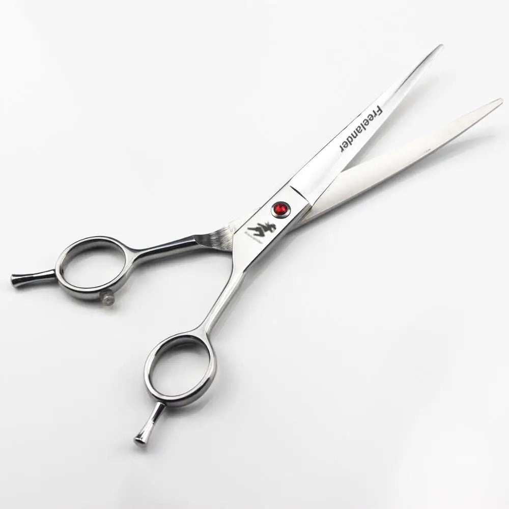 Professional Japan Stainless Steel Pet Grooming Scissors: Curved Hair Scissors for Cats and Dogs