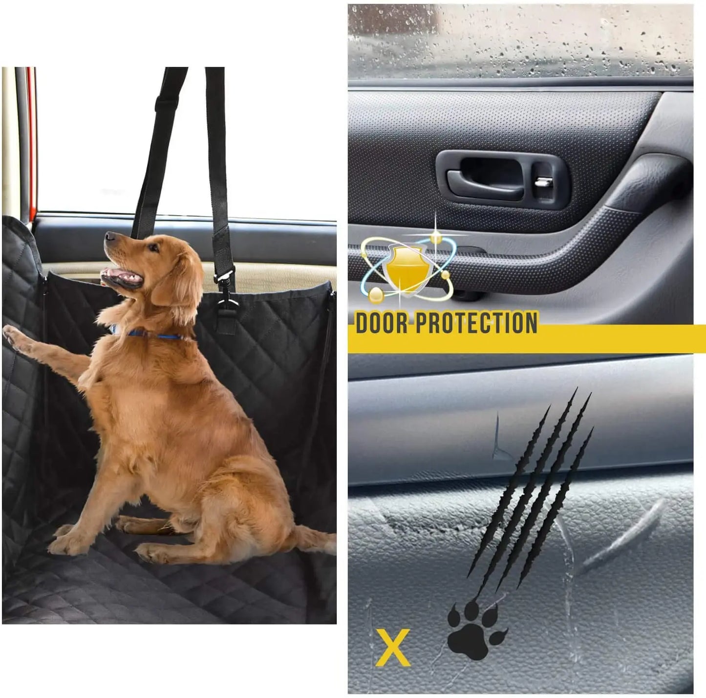 Moushou Pets & Co.ᵀᴹ Waterproof Dog Car Seat Mattresses Cover
