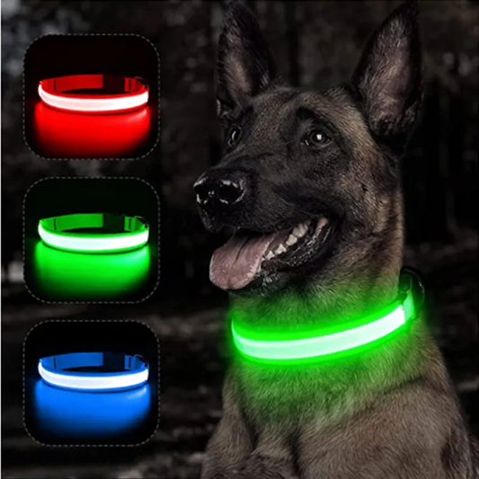 Moushou Pets & Co.ᵀᴹ LED Glowing Dog Collar