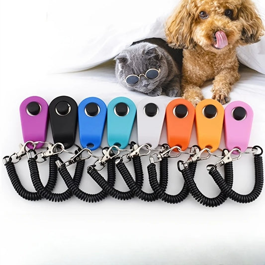 Moushou Pets & Co.ᵀᴹ Dog or Cat Training Clicker With Wrist Strap.