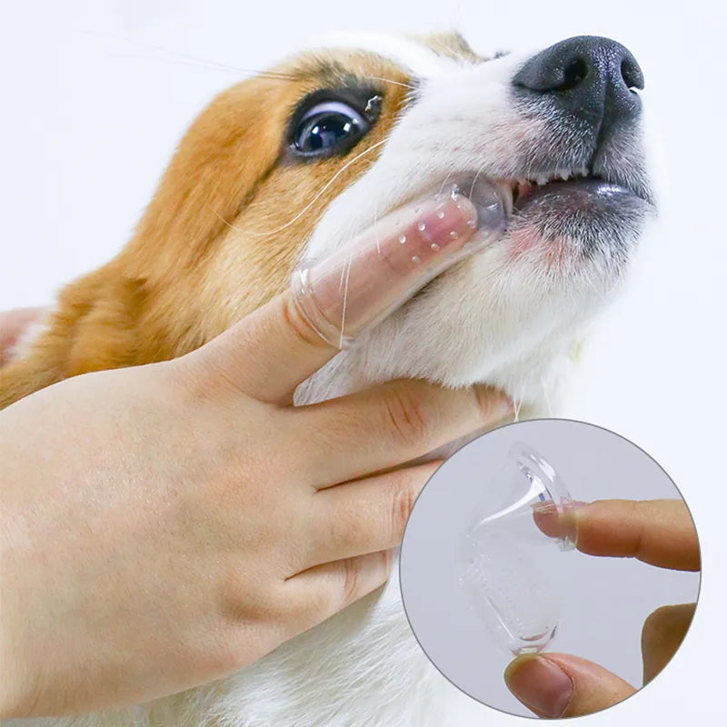 Moushou Pets & Co.ᵀᴹ Super Soft Pet Finger Toothbrush