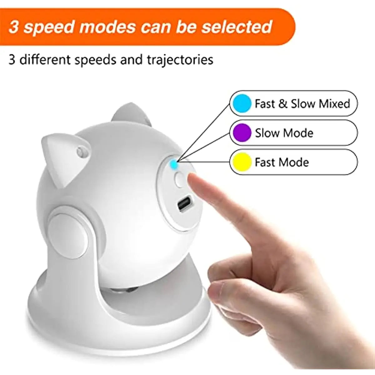 Moushou Pets & Co.ᵀᴹ ATUBAN Automatic Cat Laser Toy for Indoor Cats