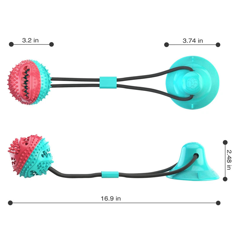 PawHut Dog Tug of War Toy with Suction Cup: A Playful and Practical Delight for Your Canine Companion