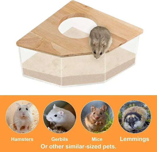 Hamster Bathroom House Sandbox: Keep Your Pet’s Habitat Clean
