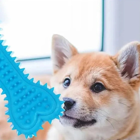 Moushou Pets & Co.ᵀᴹ Pet Bone Shape Chew Soft Rubber Toy