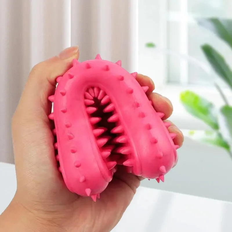 Moushou Pets & Co.ᵀᴹ Pet Bone Shape Chew Soft Rubber Toy