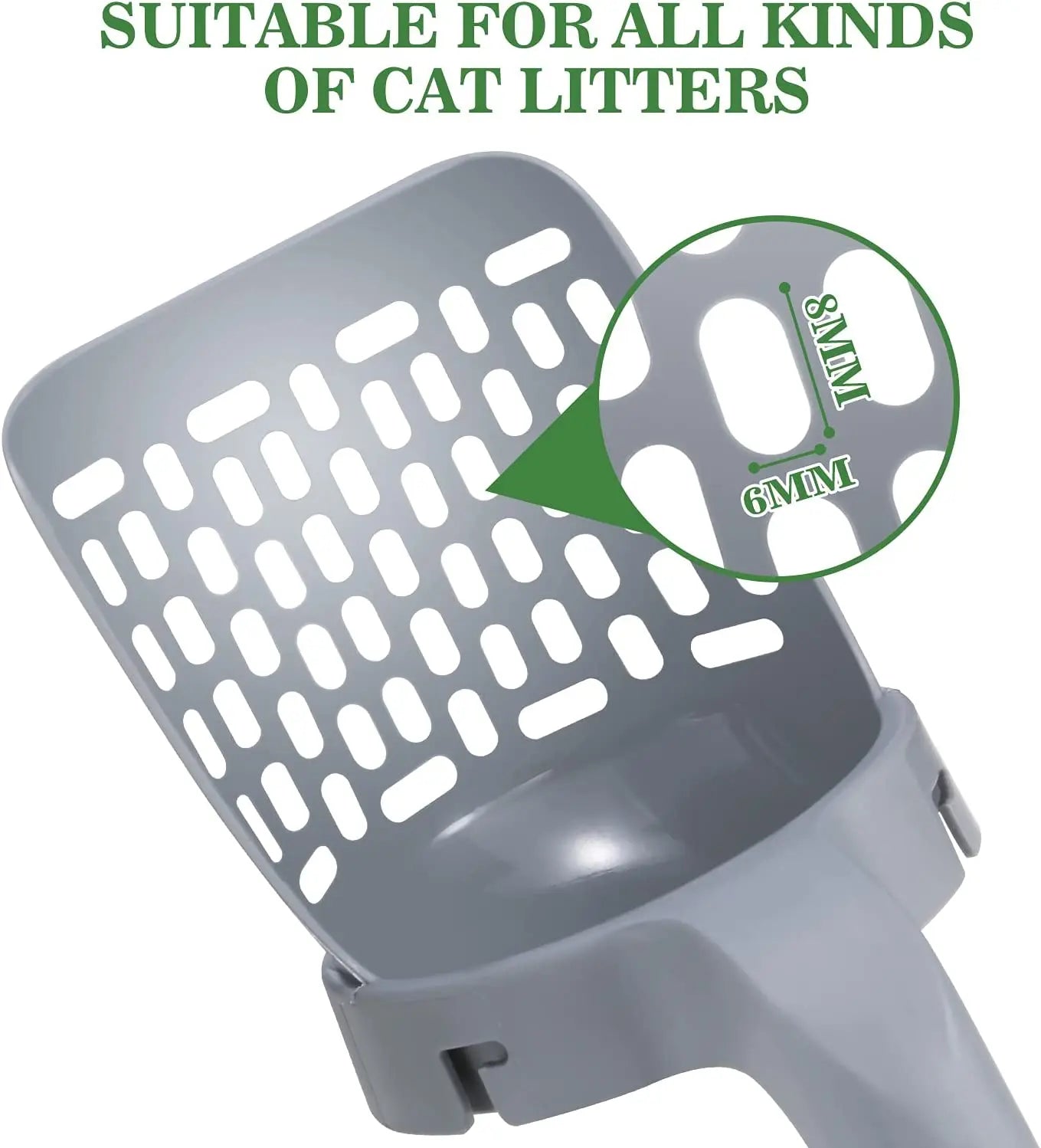 Moushou Pets & Co.ᵀᴹ  Cat Litter Shovel Scoop with Refill Bag