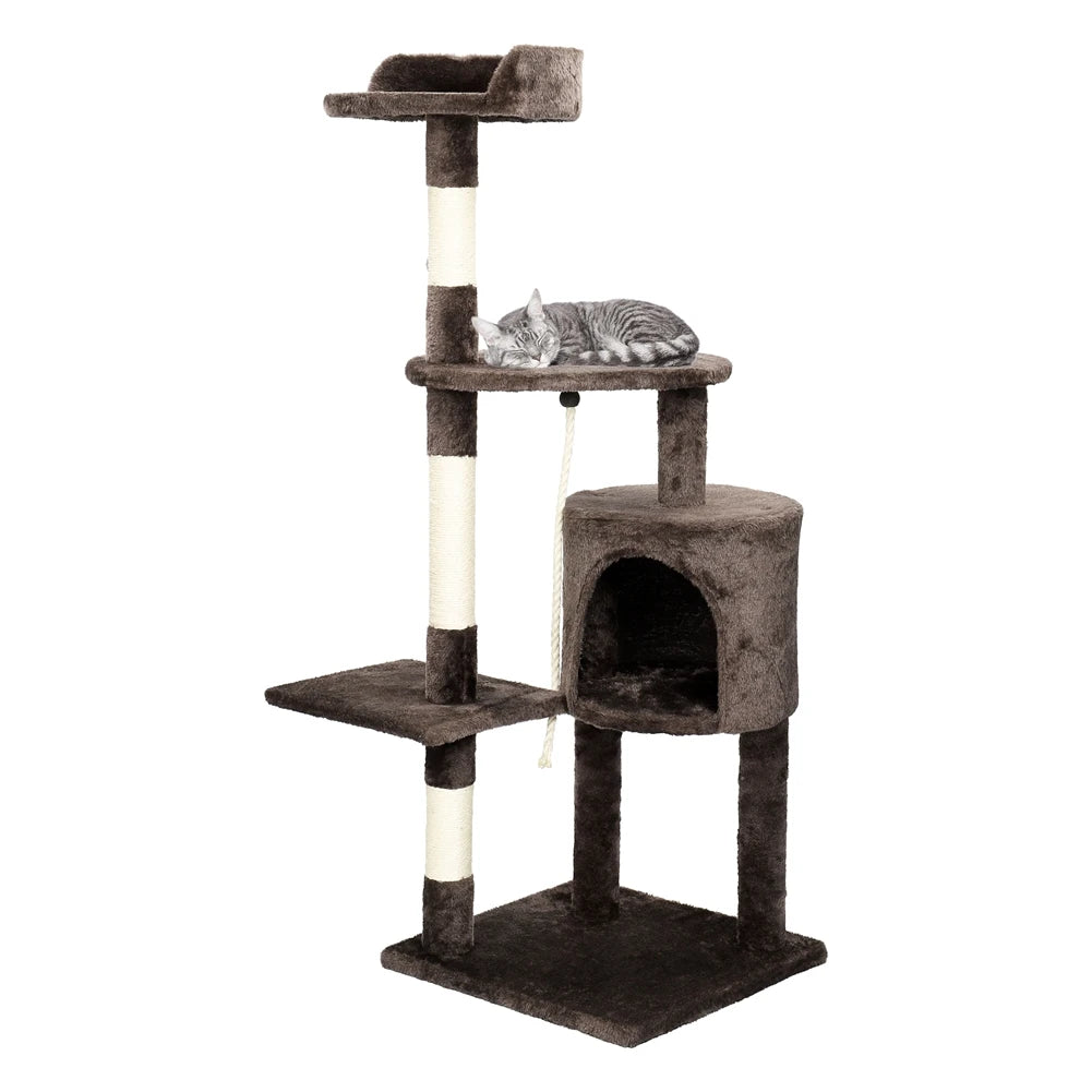 Moushou Pets & Co.ᵀᴹ Cat Tree Multi-Level Tower Condo Scratching Post Kitten Toy