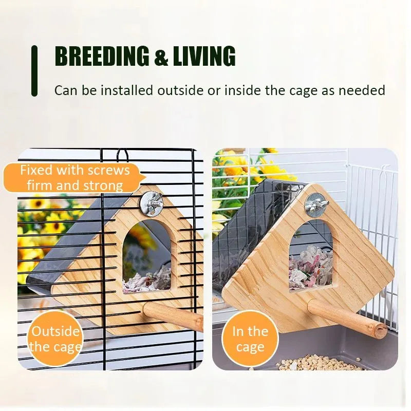 Transparent Bird Nest Breeding Box: A Cozy Home for Your Feathered Friends