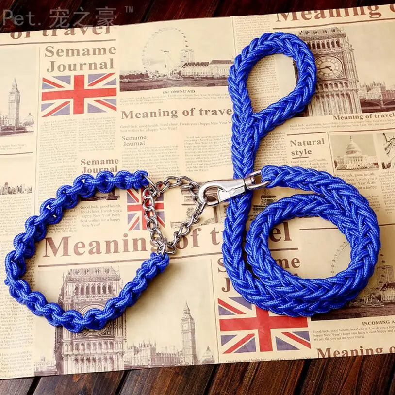 Moushou Pets & Co.ᵀᴹ Double Strand Rope Large Dog Leashes