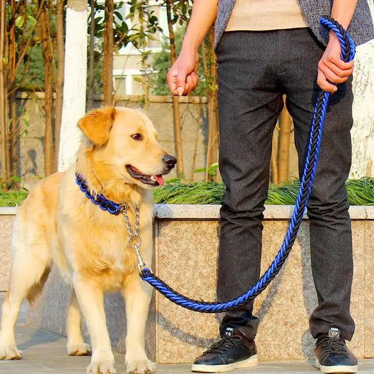 Moushou Pets & Co.ᵀᴹ Double Strand Rope Large Dog Leashes