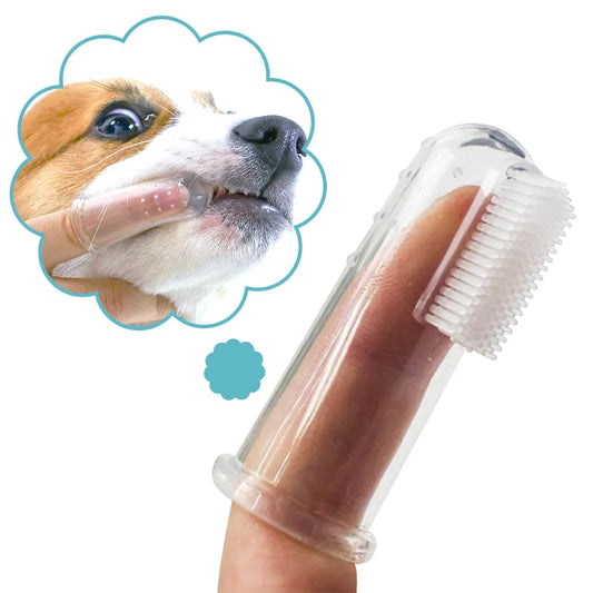 Moushou Pets & Co.ᵀᴹ Super Soft Pet Finger Toothbrush
