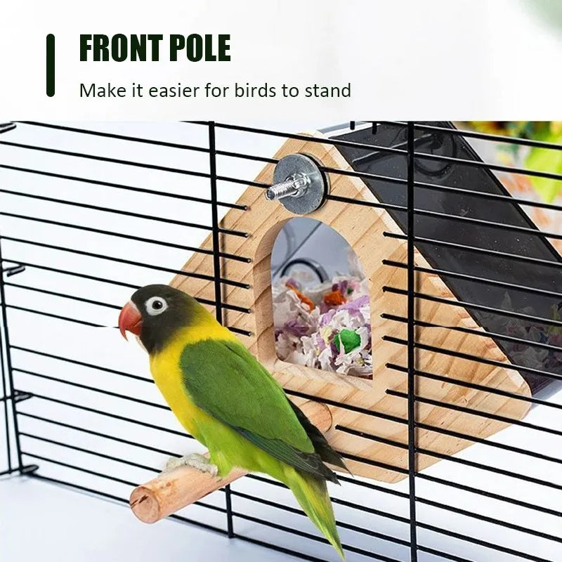 Transparent Bird Nest Breeding Box: A Cozy Home for Your Feathered Friends